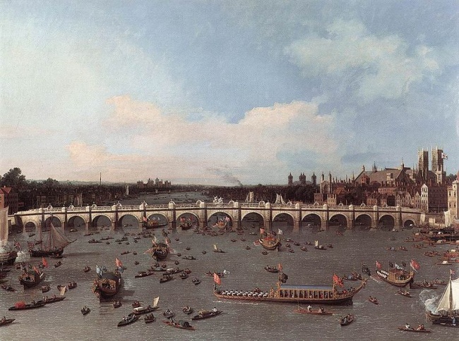 Каналетто «Вестминстерский мост» 1746 г.