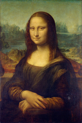 Леонардо да Винчи 'Портрет госпожи Лизы Джокондо'