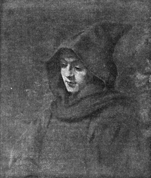 Гравюра 'Портрет Титуса в образе монаха'
